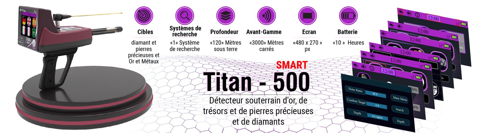 Le détecteur TITAN 500 SMART